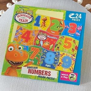 Jim Hanson’s Dinosaur Train Dinosaur Numbers Jigsaw Puzzle 24 pieces
